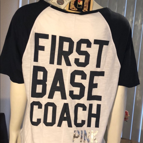 VICTORIA SECRET PINK YANKEES, 5TH OCEAN SHIRT SZ S - Picture 3 of 6